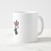 O Dear O Dear Red Artistic Expression Grote Koffiekop (Voorkant rechts)