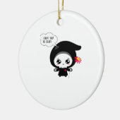 o Death - Funny Valentijnsdag Classic Keramisch Ornament (Links)