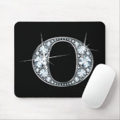 "O" Diamond Bling Mousepad Muismat (Met muis)