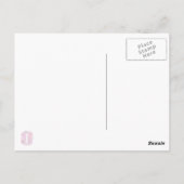 O - Driehoeken met laag poly - neutraal roze Paars Briefkaart (Achterkant)