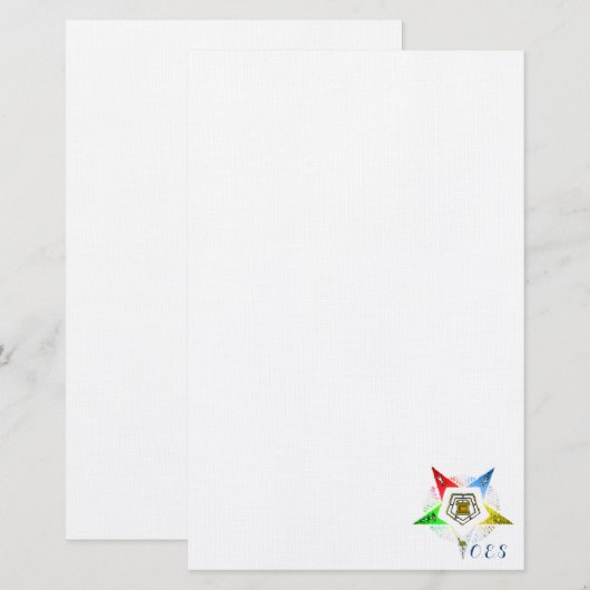 O.E.S.~ BRIEFPAPIER (Voorkant / Achterkant)