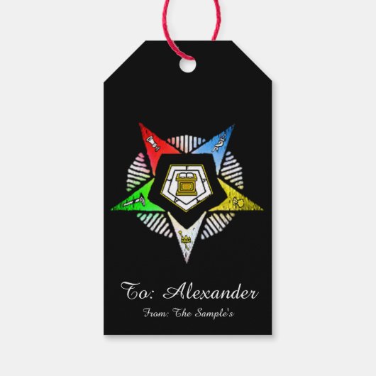 O.E.S.~ CADEAULABEL (Achterkant)