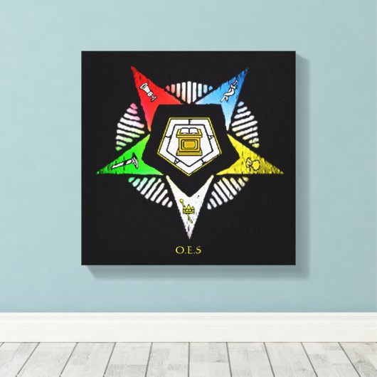O.E.S.~ CANVAS AFDRUK (Insitu (Houten vloer))