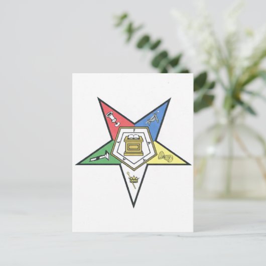 O.E.S. Producten Briefkaart (Staand voorkant)