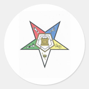 O.E.S. Producten Ronde Sticker