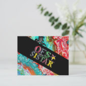O.E.S. SISTAR BRIEFKAART (Staand voorkant)