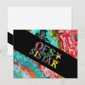 O.E.S. SISTAR BRIEFKAART (Voorkant / Achterkant)