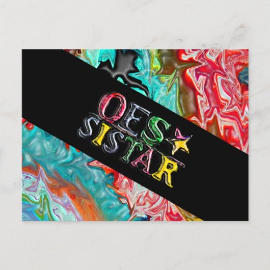 O.E.S. SISTAR BRIEFKAART (Voorkant)
