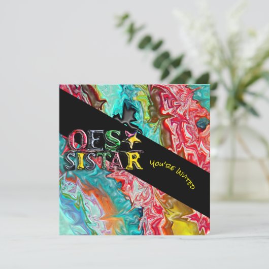 O.E.S. SISTAR KAART (Staand voorkant)