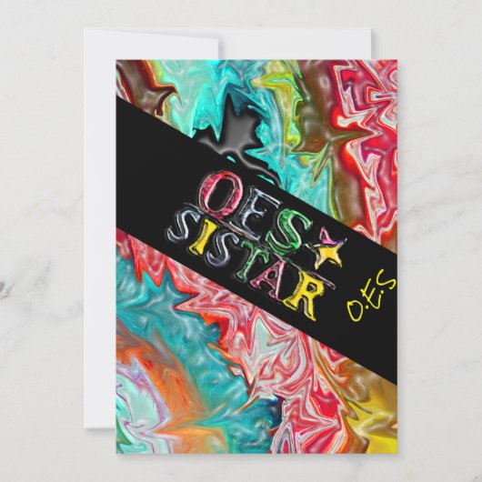 O.E.S. SISTAR KAART (Voorkant)