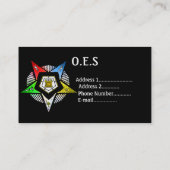 O.E.S.~ VISITEKAARTJE (Achterkant)