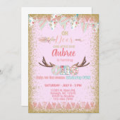 O, een uitnodiging voor het hert meisje, kleine do (Voorkant / Achterkant)