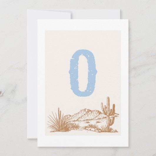 "O" EEN Westerne hoge stoel banner Kaart (Voorkant)