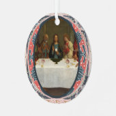 O Emmanuel Renaissance Christian Art Jesse Tree Metalen Ornament (Voorkant links)