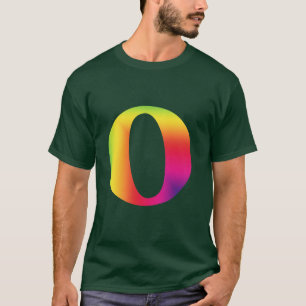 O en/of volledige muzieknoot weergegeven t-shirt