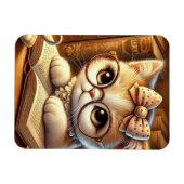 "O Encanto Felino: Guardiões de Mistérios e Carinh Magneet (Horizontaal)