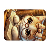 "O Encanto Felino: Guardiões Ímã Flexível com Foto Magneet (Horizontaal)