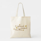 O Essentiele e invisivel aos olhos Tote Bag (Achterkant)