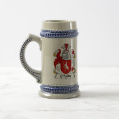 O Fallon Coat of Arms Stein - Family Crest Bierpul (Links)