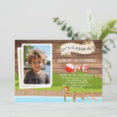 O FISH AL Eerste Gevist Verjaardag Kaart (Staand voorkant)