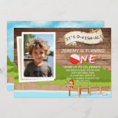 O FISH AL Eerste Gevist Verjaardag Kaart (Voorkant / Achterkant)