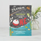 o-fish-al Vissende uitnodiging van de dag De grote (Staand voorkant)