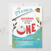 o-fish-al Vissende uitnodiging van de dag De grote (Voorkant)