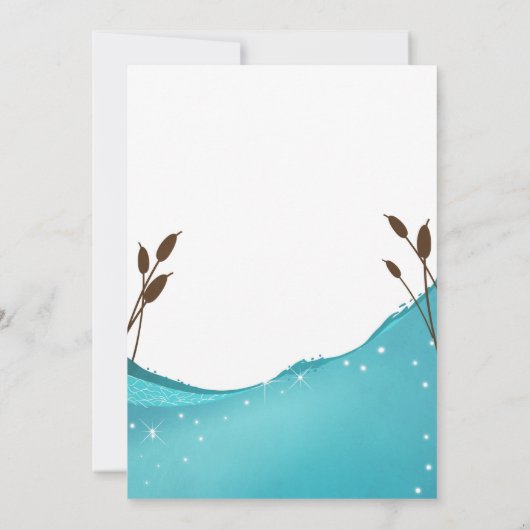 o-fish-al Vissende uitnodiging van de dag De grote (Achterkant)