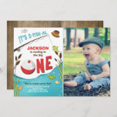 o-fish-al Vissende uitnodiging van de dag De grote (Voorkant / Achterkant)