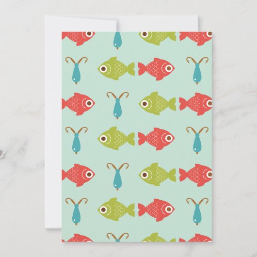 O-fish-al Vist eerste verjaardag Kaart (Achterkant)