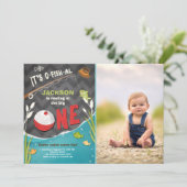 o-fish-al Viste Verjaardagsuitnodiging De grote Kaart (Staand voorkant)
