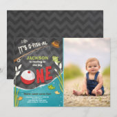 o-fish-al Viste Verjaardagsuitnodiging De grote Kaart (Voorkant / Achterkant)