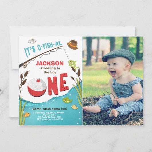 o-fish-al Viste Verjaardagsuitnodiging De grote Kaart (Voorkant)