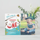 o-fish-al Viste Verjaardagsuitnodiging De grote Kaart (Staand voorkant)