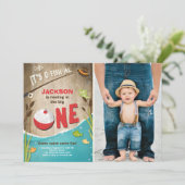 o-fish-al Viste Verjaardagsuitnodiging De grote Kaart (Staand voorkant)