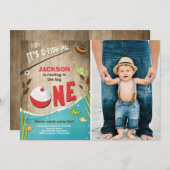 o-fish-al Viste Verjaardagsuitnodiging De grote Kaart (Voorkant / Achterkant)