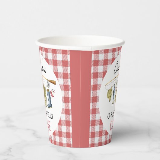 O-Fish-Ally 1e Verjaardag Papieren Bekers (Rechts)