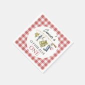 O-Fish-Ally 1e Verjaardag Servet (Hoek)