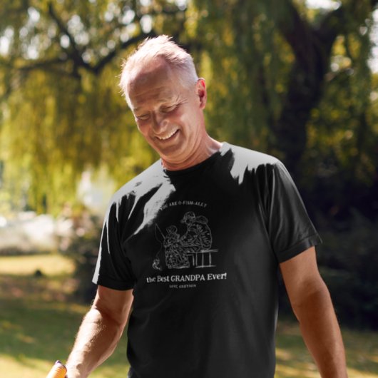 O-Fish-Ally De Beste Grootvader | Vissen  T-shirt