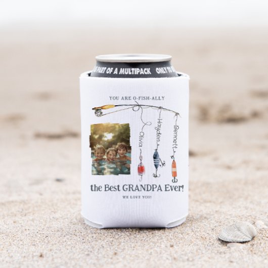O-Fish-Ally De beste opa Childs Namen & Foto Blikjeskoeler