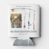 O-Fish-Ally De beste opa Childs Namen & Foto Blikjeskoeler (Achterkant)