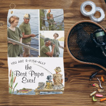 O-Fish-Ally De Beste Papa | 3 Foto Visdoek
