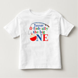 O-fish-ally de grote eerste verjaardag kinder shirts