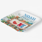 O-Fish-Ally De Grote Vist Verjaardag Papieren Bordje (Gebogen)