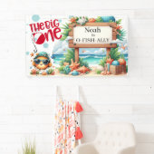 O-Fish-Ally De Grote Vist Verjaardag Spandoek (Insitu)