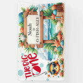 O-Fish-Ally De Grote Vist Verjaardag Spandoek (Verticaal)