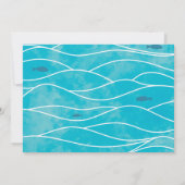 O-Fish-Ally Drie Geviste 3e Verjaardag Foto Kaart (Achterkant)