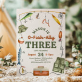 O-Fish-Ally Drie Verjaardag Uitnodiging