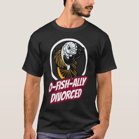 O Fish Ally Echtscheidingsfeest Echtscheiding T-shirt (Voorkant)