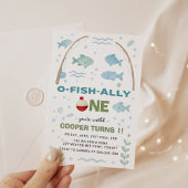 O-Fish-Ally Een 1e Verjaardag Kaart